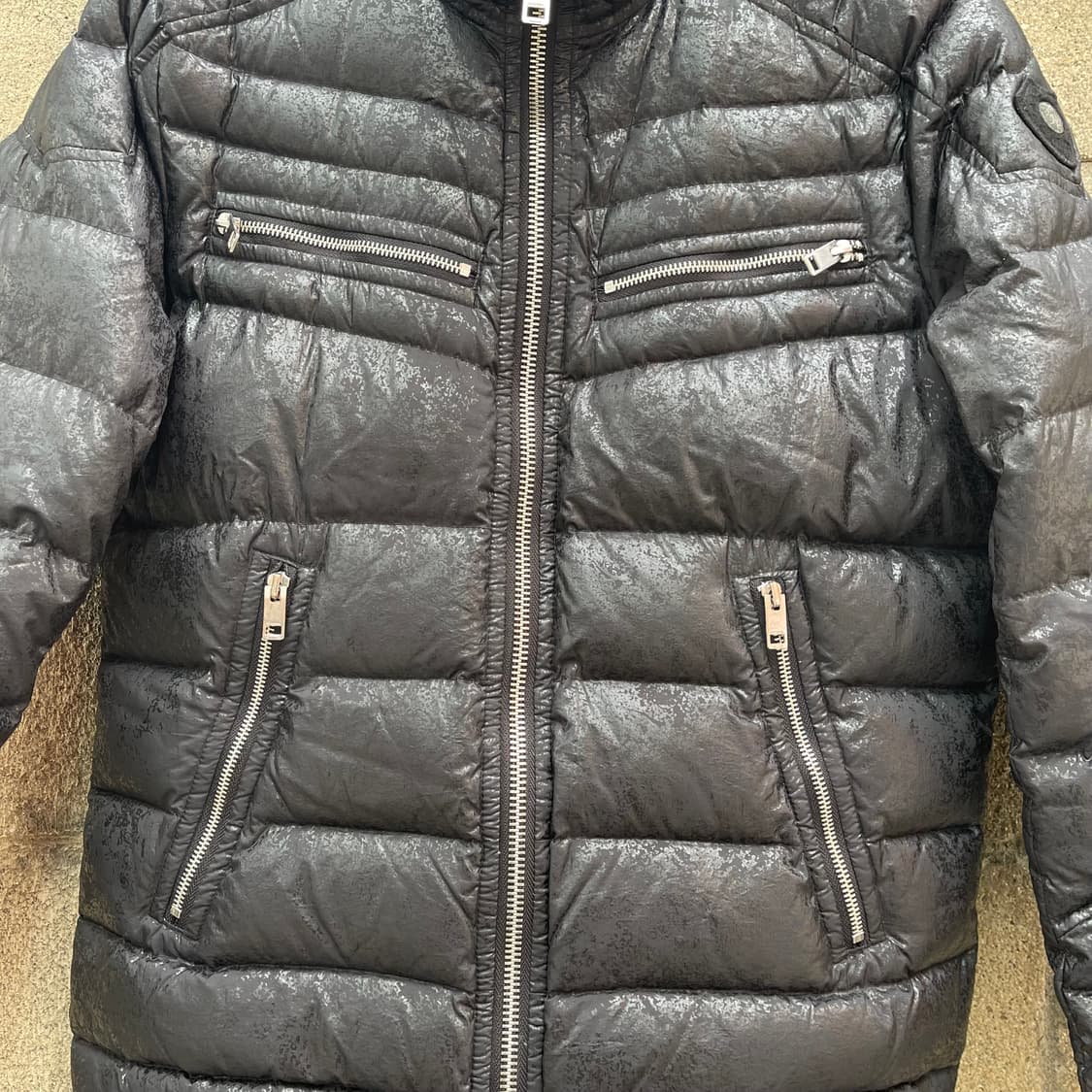 [100] Diesel Izumo 블랙 패딩 지켓 상품이미지4