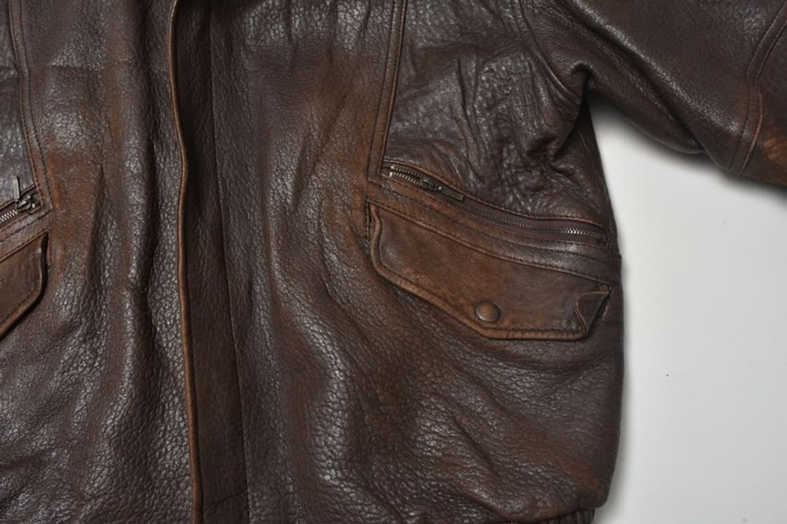 90S A-2 양가죽 항공점퍼 플라이트 자켓 M N1117 상품이미지6