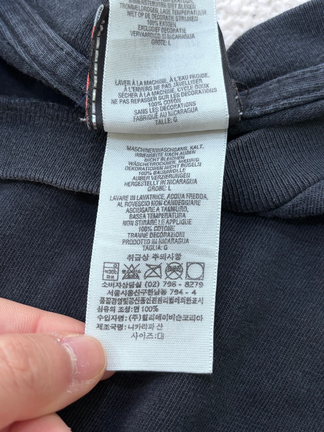 실측확인 할리데이비슨 긴팔 티셔츠 0305E 상품이미지4