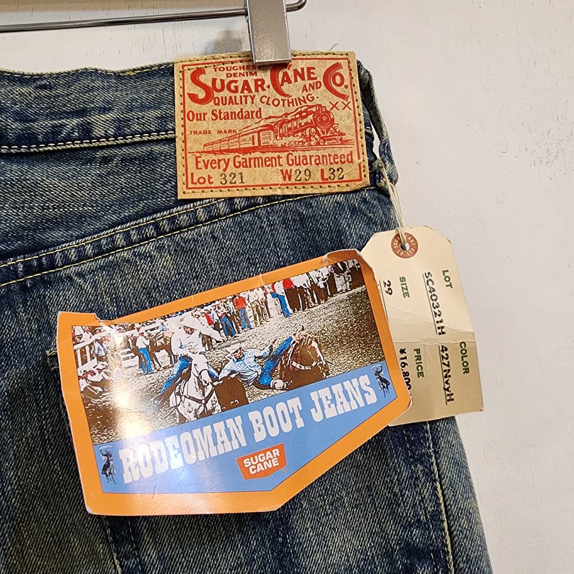 새상품) 슈가케인Lot 321 부츠컷 데님팬츠 상품이미지4