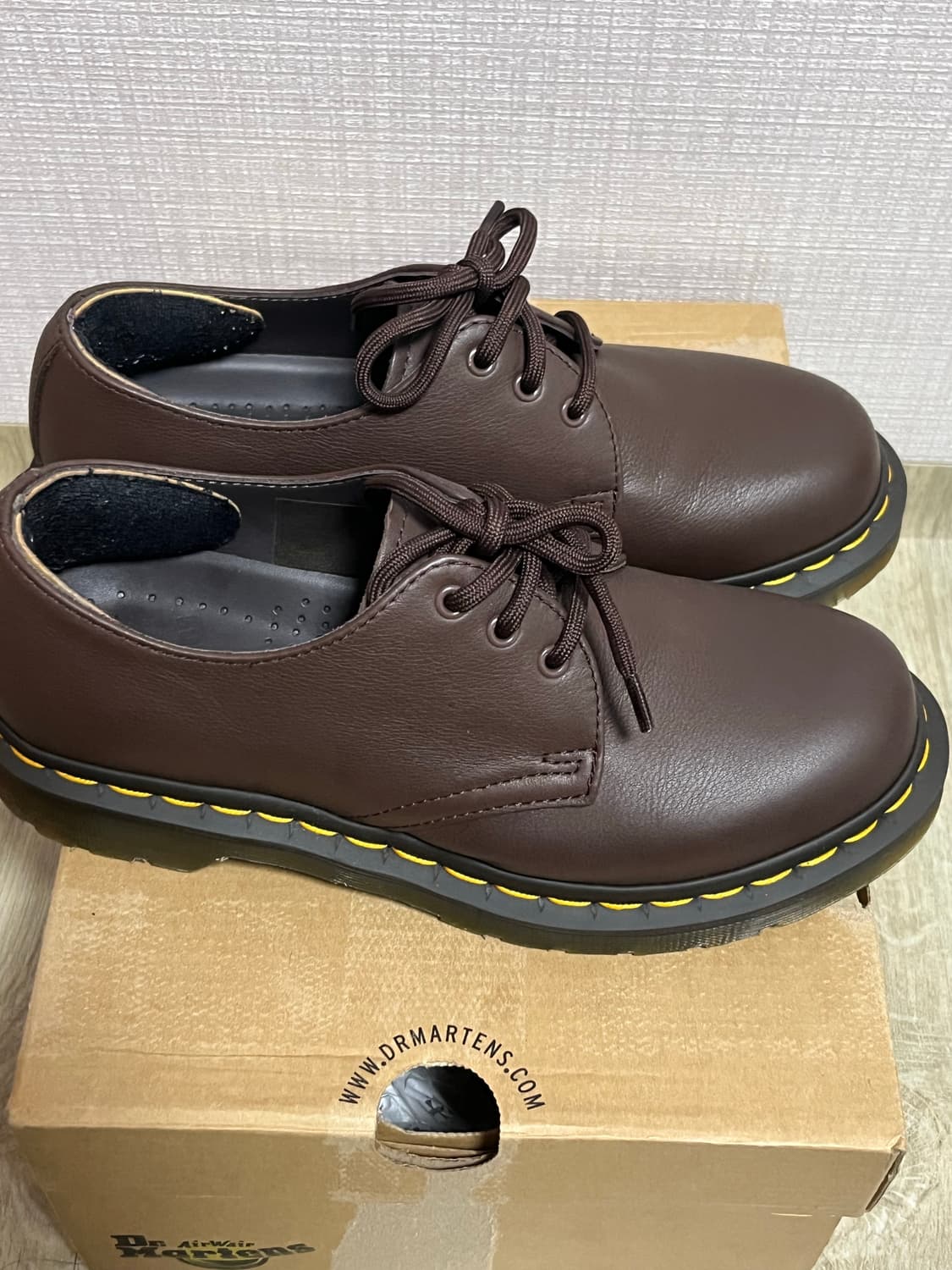 닥터마틴1461 스무스 다크브라운 37(230-235)사이즈 상품이미지4