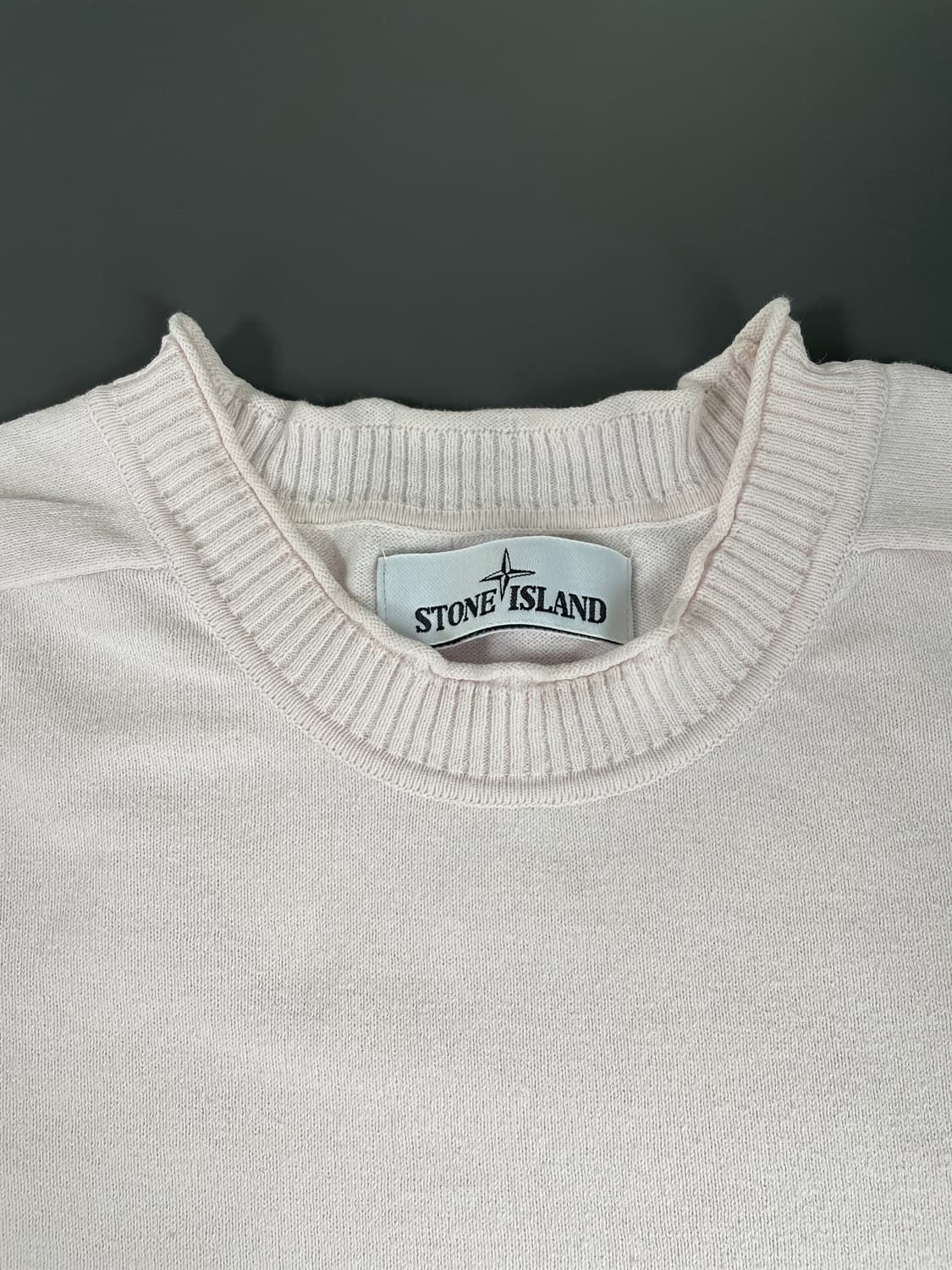 [XL] 스톤 아일랜드 와펜 패치 오가닉 코튼 니트 스웨터 상품이미지10