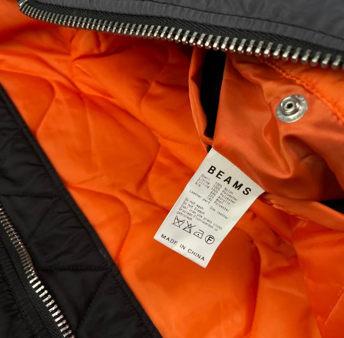 BEAMS 빔즈 MA-1 자켓 상품이미지9