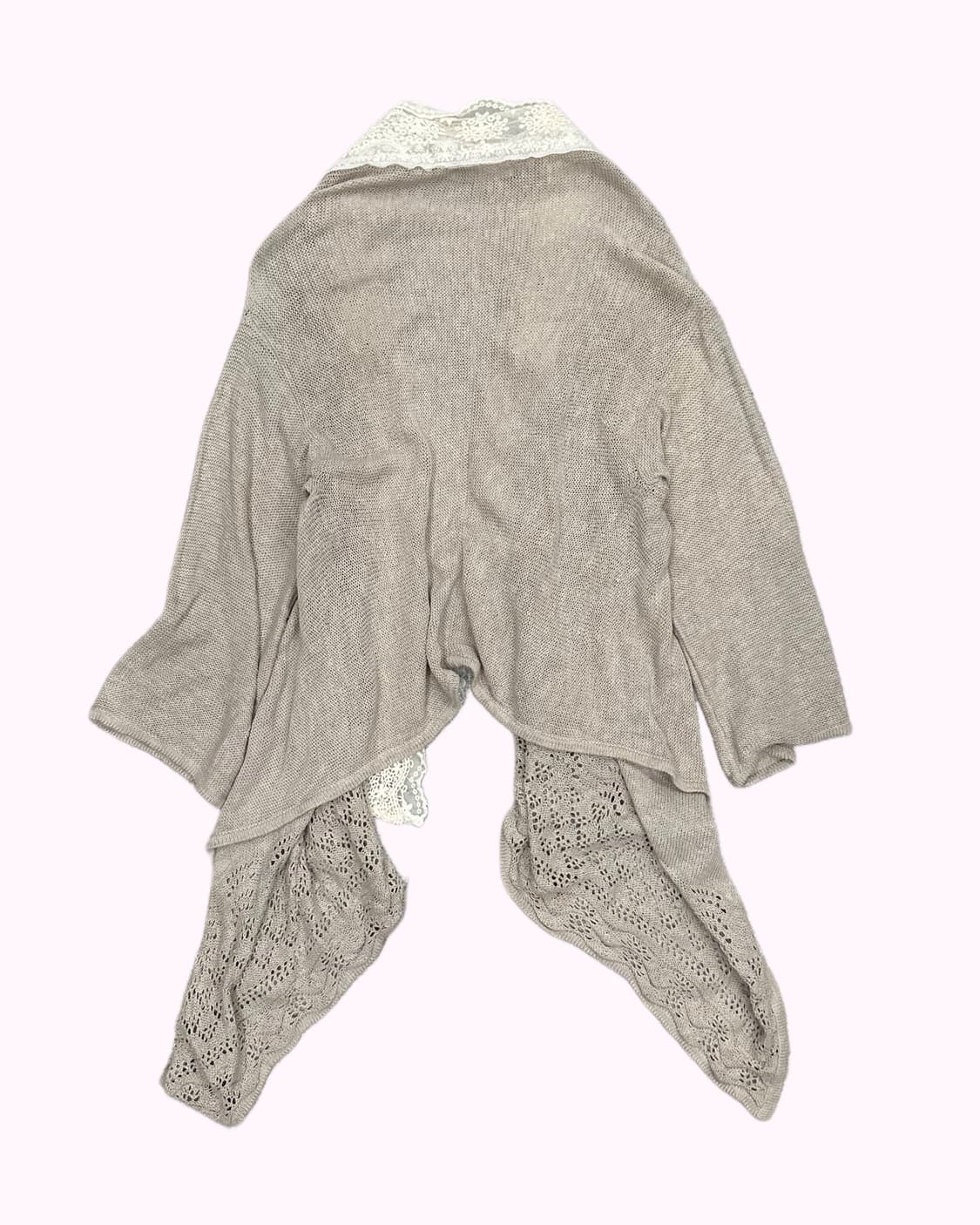 lace drape crochet mori cardigan 상품이미지5