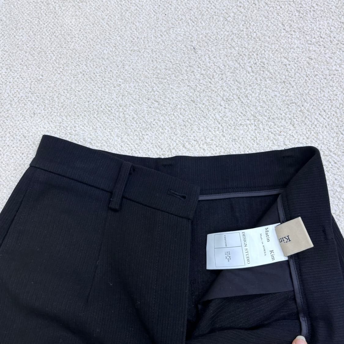 실측확인 마뗑킴 와이드 팬츠 0327E 상품이미지5