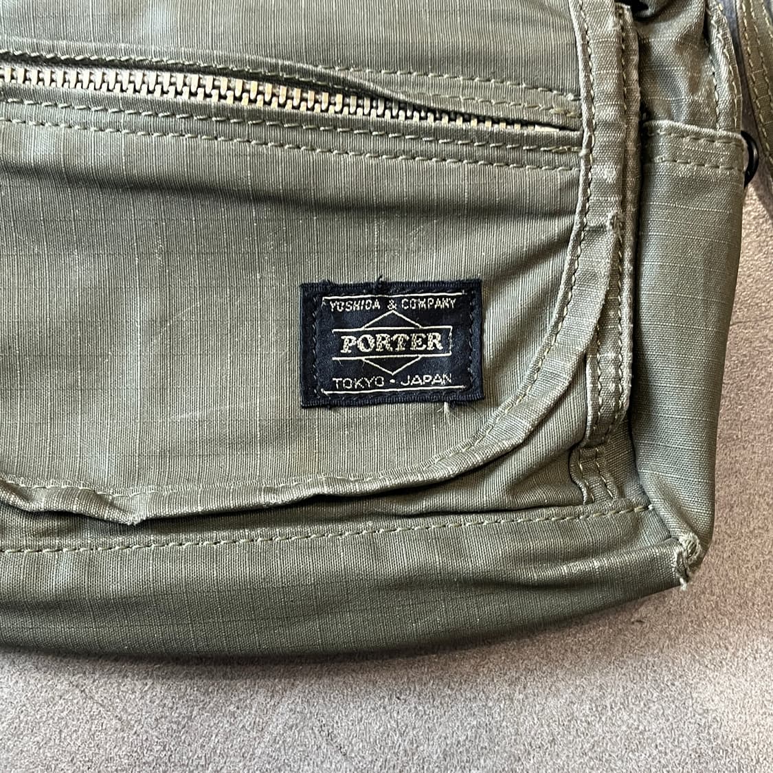 요시다포터 정품 카키 미니 백 가방 상품이미지3