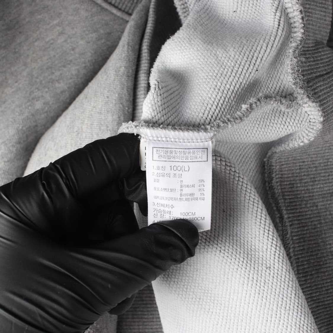 노스페이스 에센셜 로고 맨투맨 그레이 L 상품이미지6