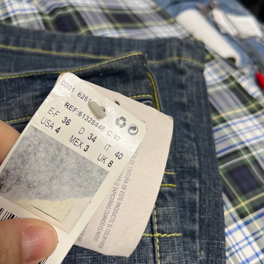MNG Jeans 부츠컷 데님 청바지 uk8 상품이미지3