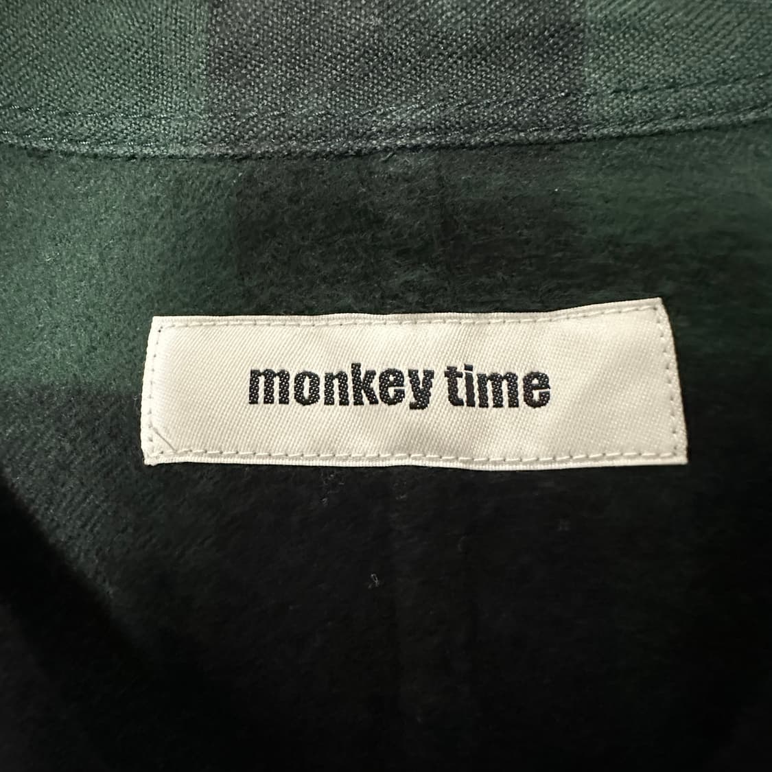 MONKEY TIME check shirt 상품이미지3