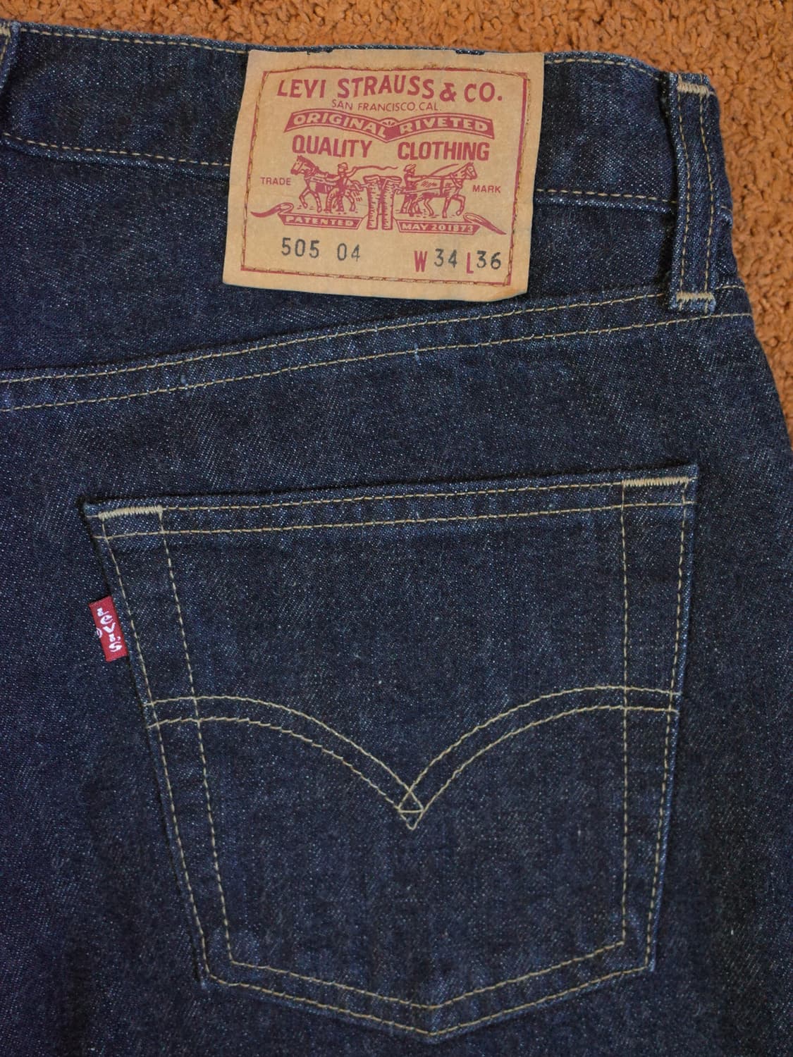 34x36 리바이스 505 청바지 상품이미지1