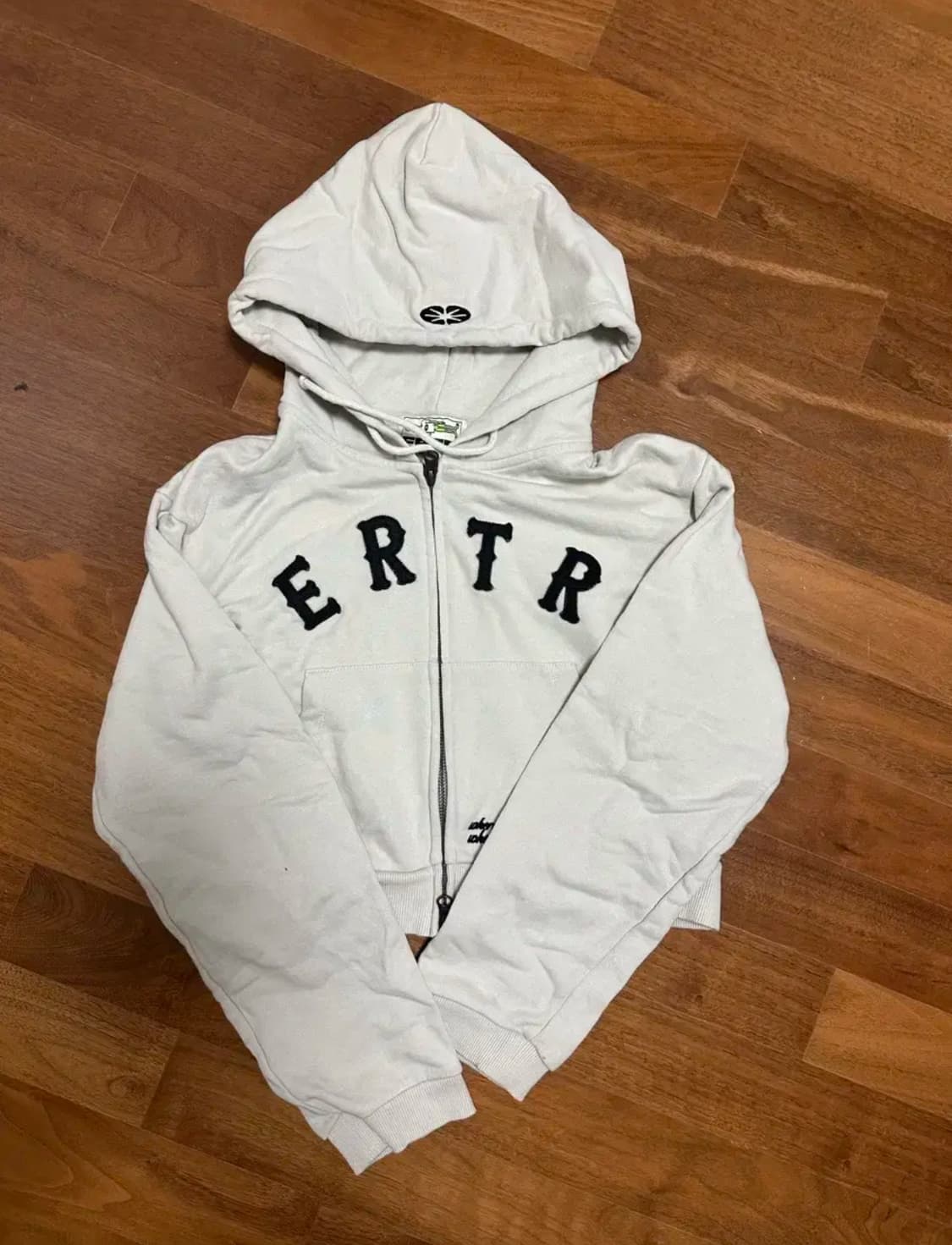 Ertr 크롭 후드집업 상품이미지1