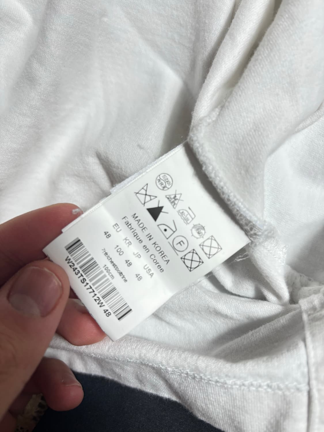 우영미 롱슬리브 24ss 48사이즈 상품이미지4