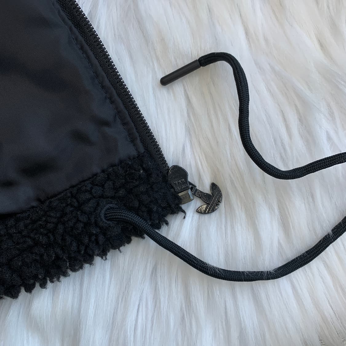 아디다스 빅로고 후리스 뽀글이 집업 재킷 1810 상품이미지8