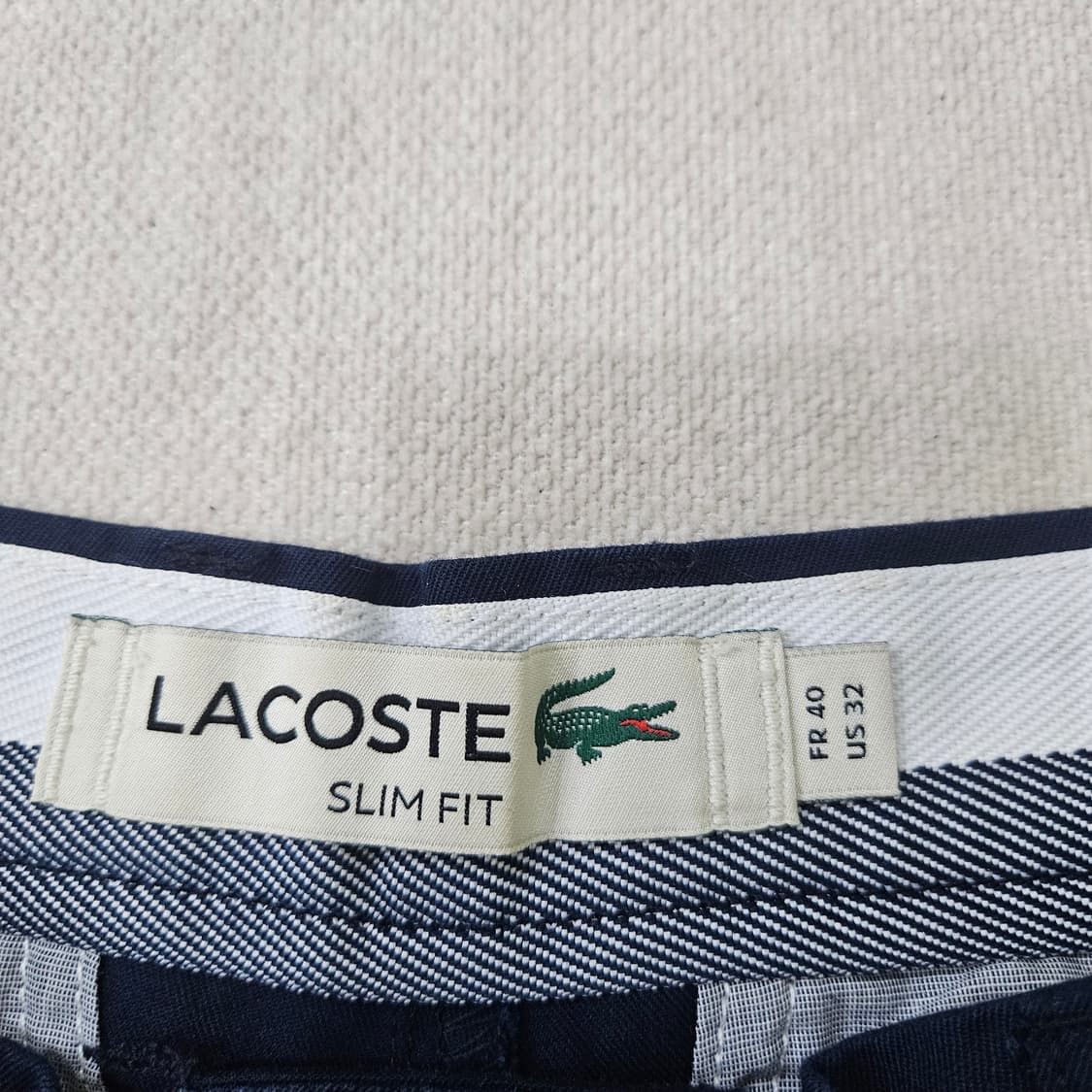 40 라코스테 네이비 치노 반바지 0401Y 상품이미지3