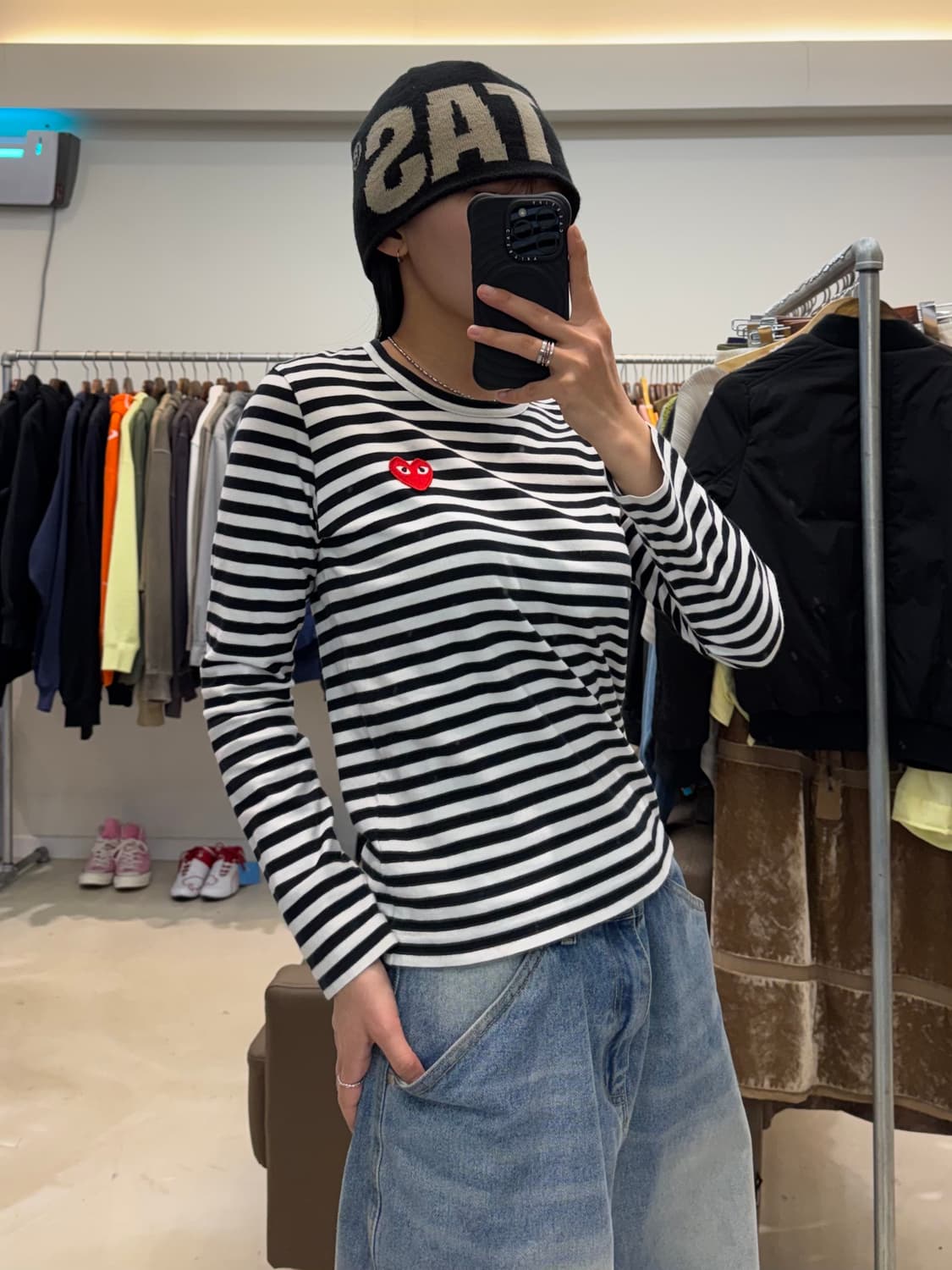 꼼데가르송 스트라이프 롱슬리브 티셔츠 상품이미지7