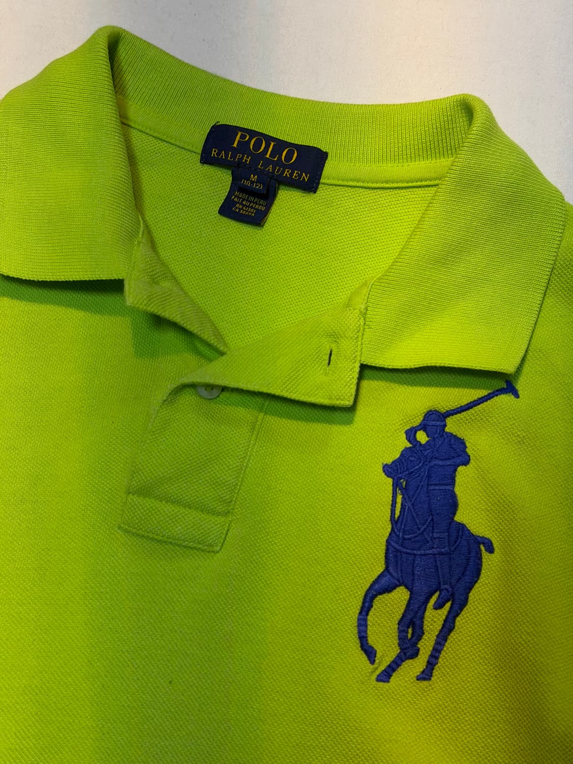 폴로 랄프로렌 빅포니 치프키프 카라티 라임 그린 상품이미지2