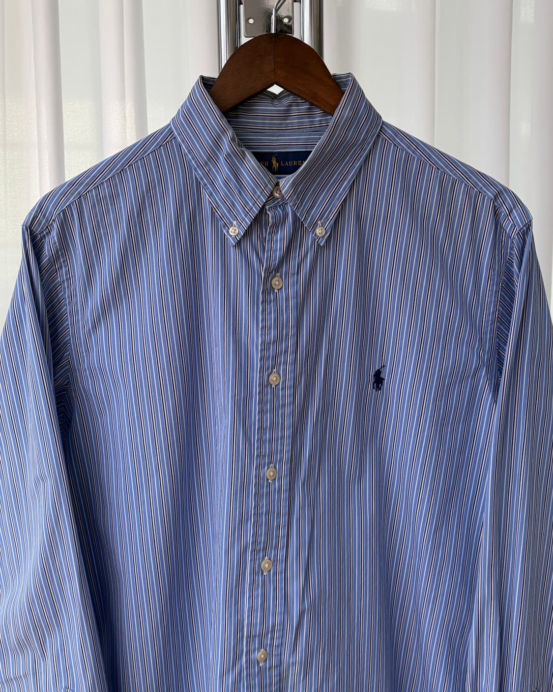 [L]폴로 랄프로렌 스트라이프 포플린 셔츠 상품이미지5