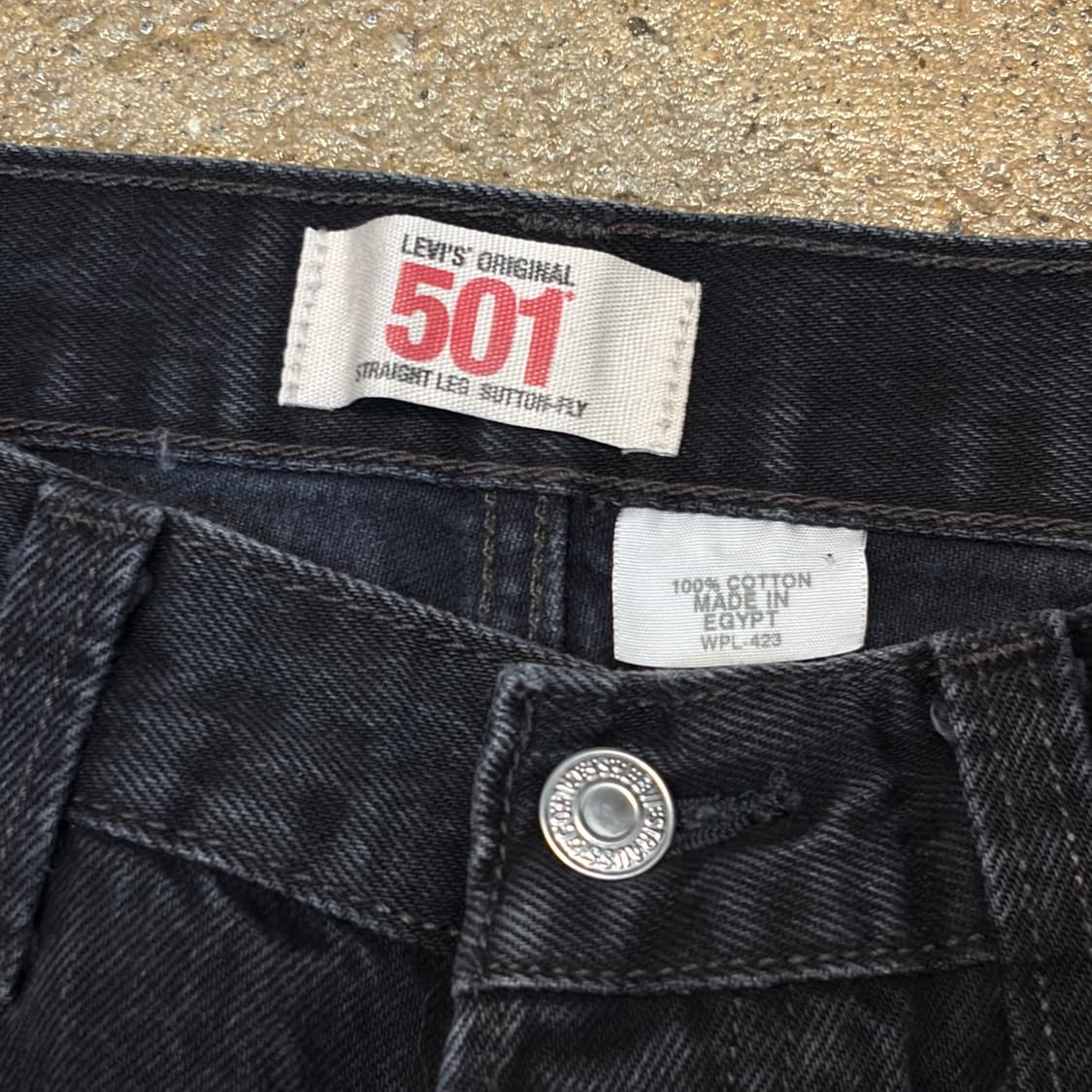 00s 미국 빈티지 리바이스 501 블랙진 청바지 상품이미지4