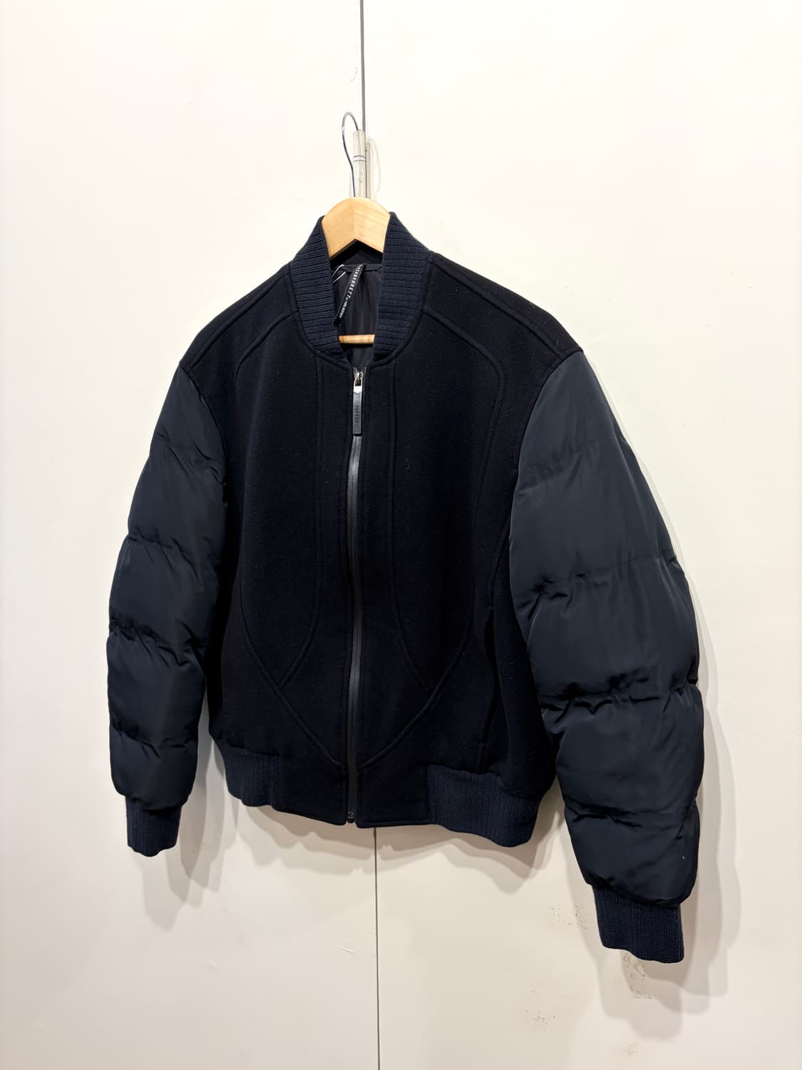 더바넷 울 캐시미어 다운 봄버 자켓 상품이미지2