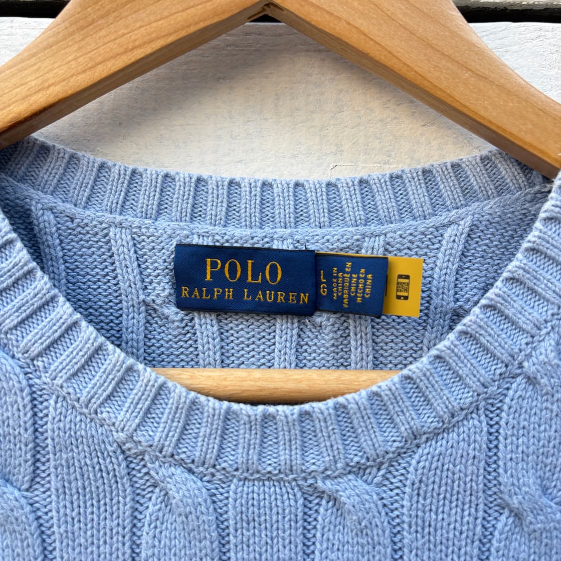 Polo 폴로 케이블 꽈배기 반팔 니트 상품이미지4