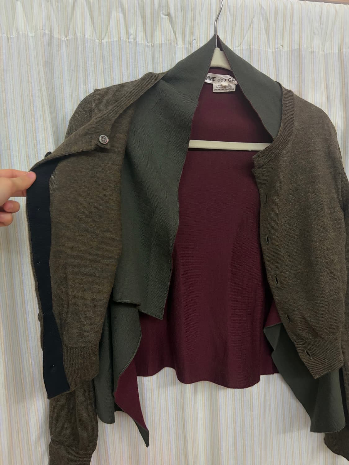 꼼데가르송 아카이브 가디건 상품이미지6