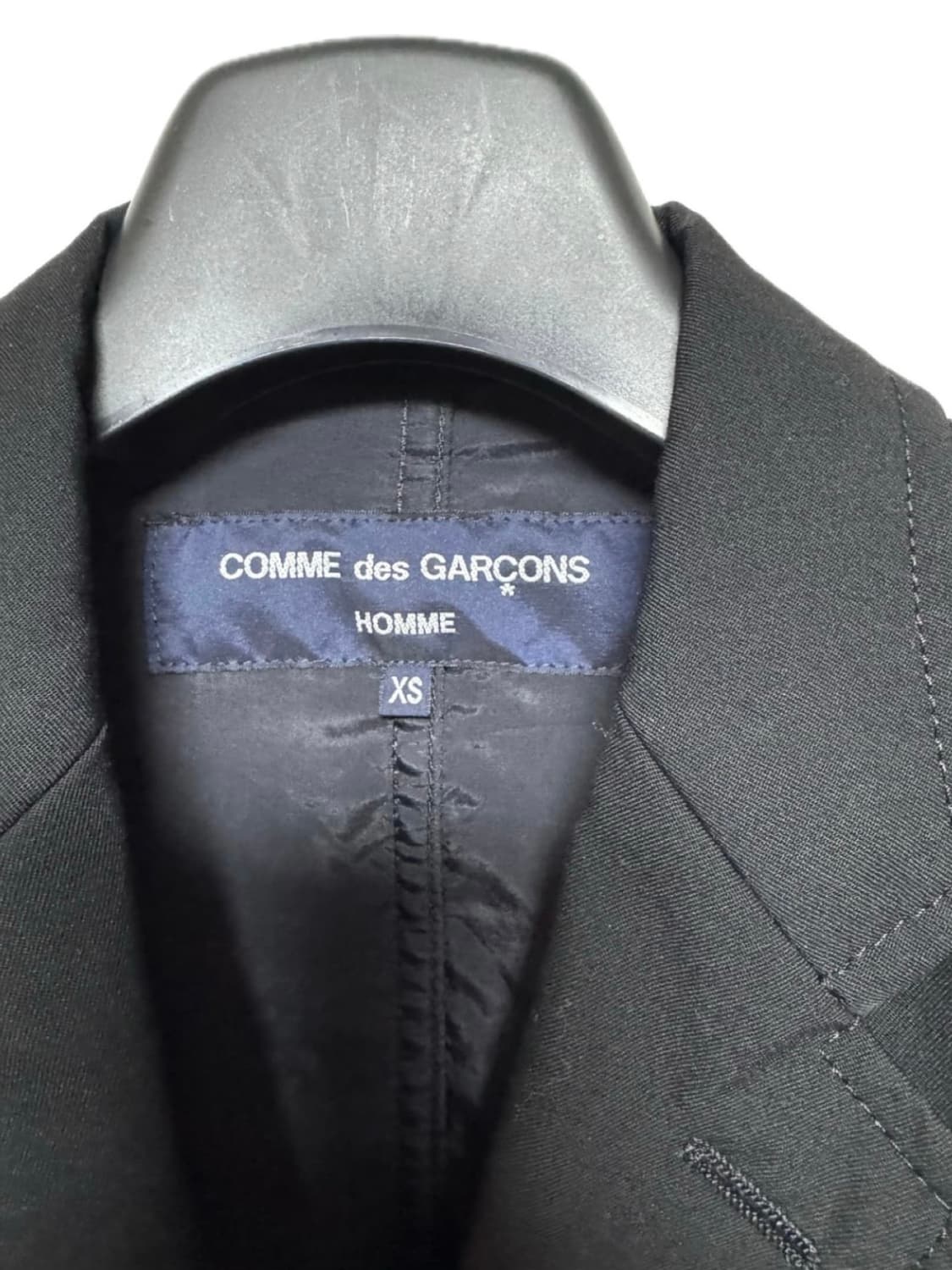 꼼데가르송 옴므 Shirring Blazer - black 상품이미지3