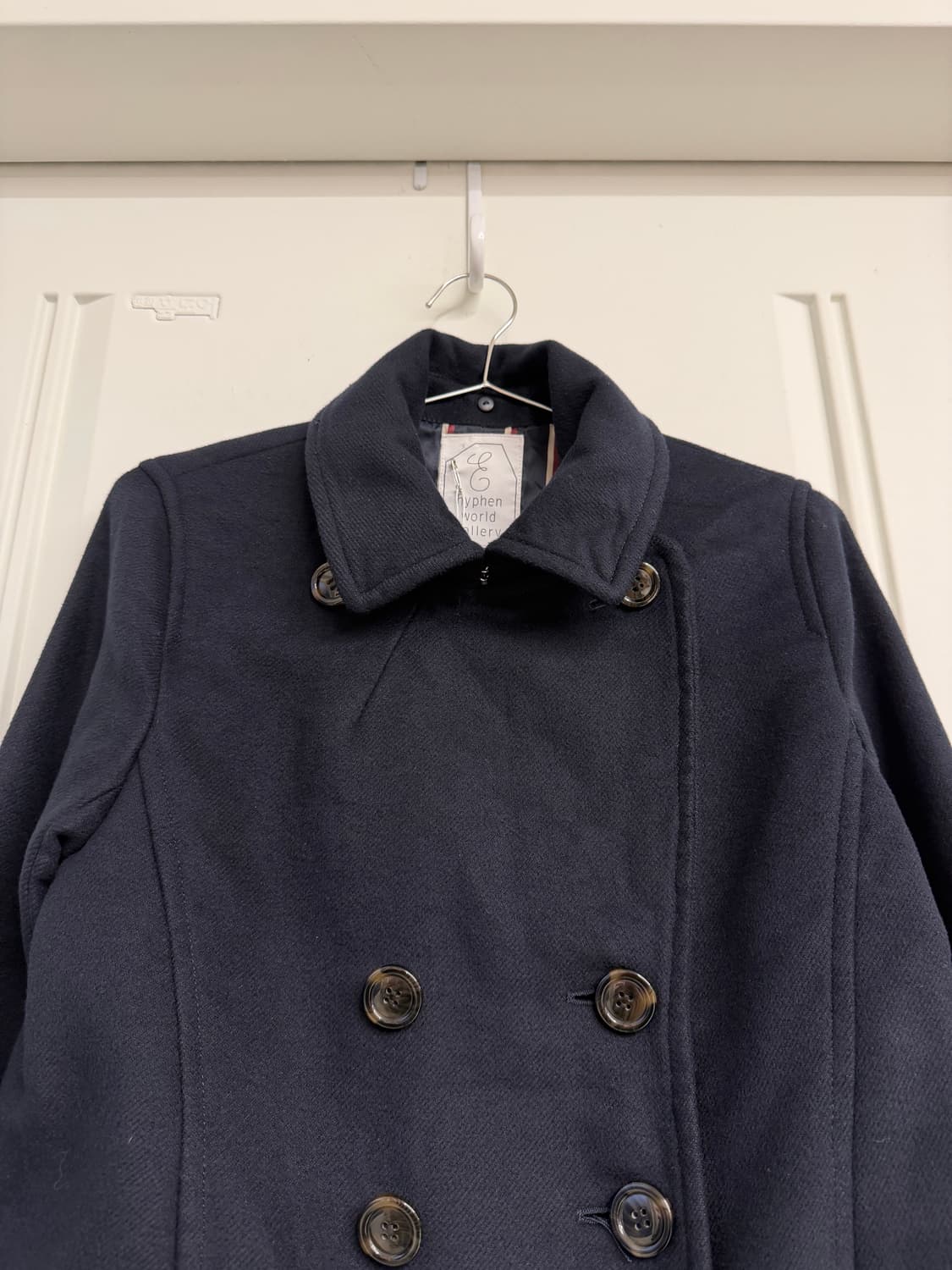 일본빈티지 네이비 더블코트 자켓 상품이미지6