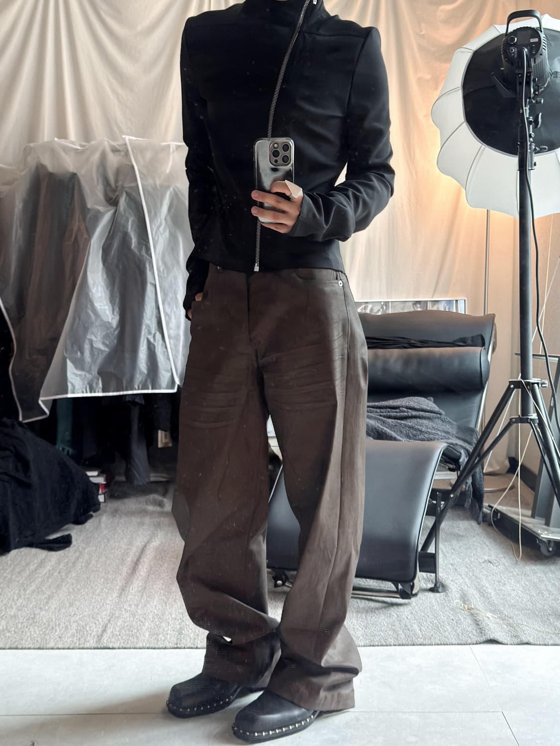 Rick Owens 25FW 하이넥 자켓 상품이미지1