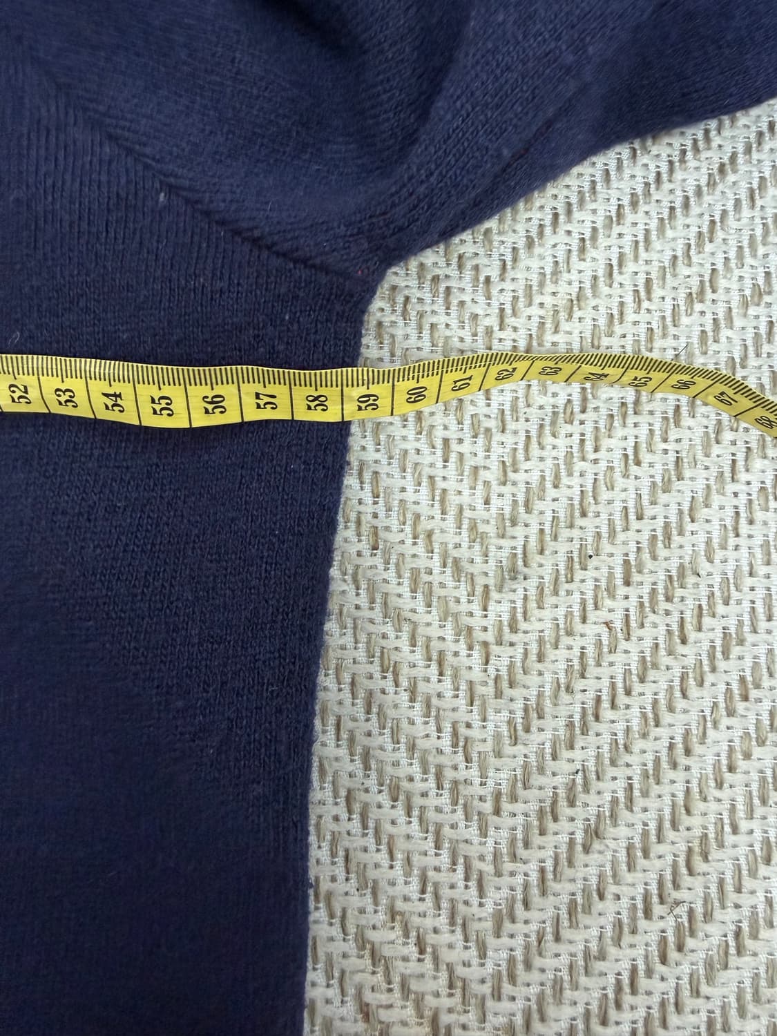 정품) 럭키슈에뜨 로고 네이비 후드 니트 집업 F 상품이미지8