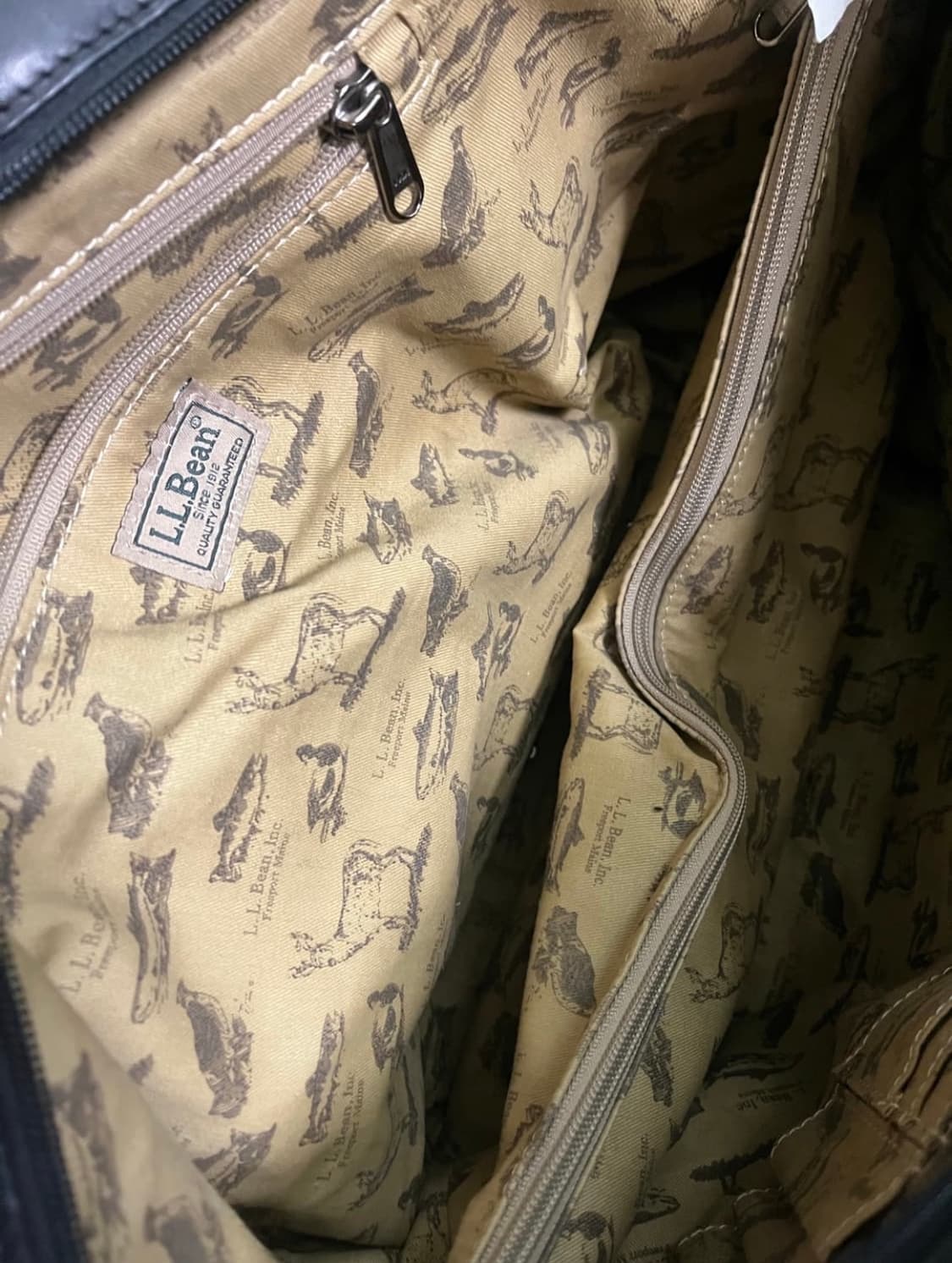 LL Bean 엘엘빈 빈티지 레더 라지 토트백 상품이미지5