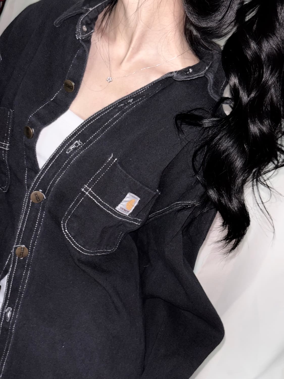 🐰칼하트 꾸안꾸 데님 자켓🖤 상품이미지2