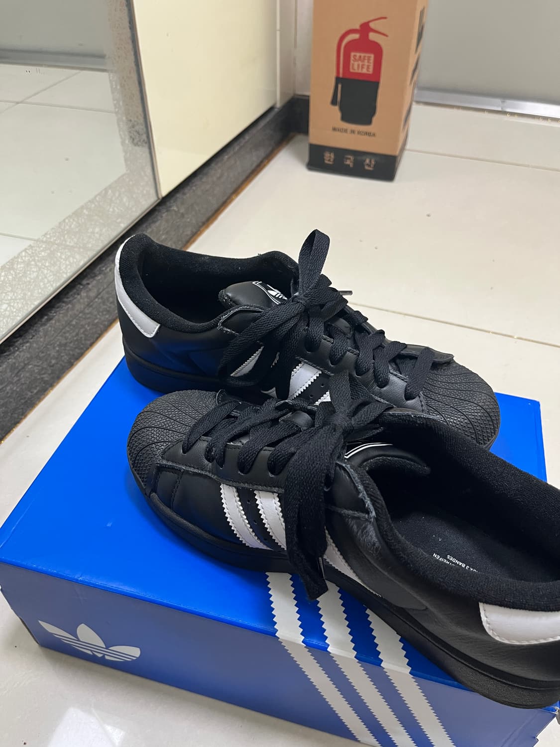 아디다스 슈퍼스타2 코어블랙 270 상품이미지3
