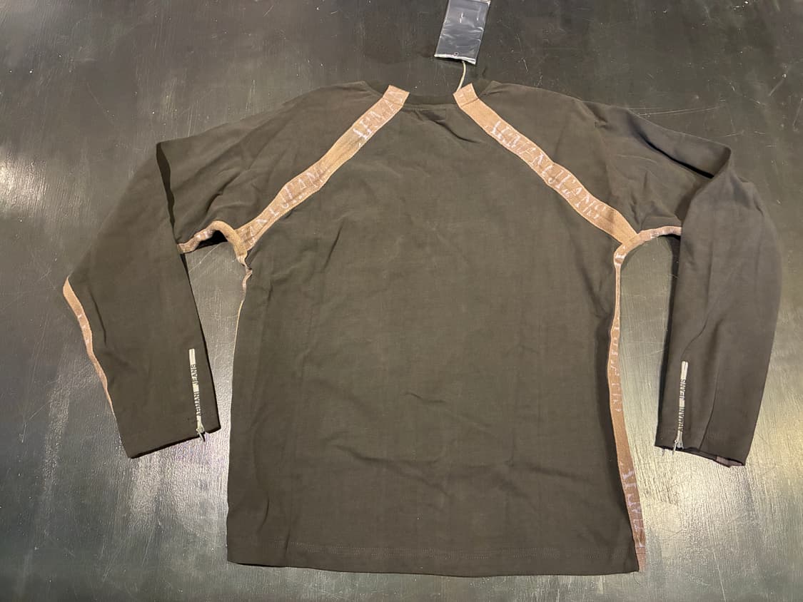 M) 아르마니 래글런 롱슬리브 차콜 상품이미지5