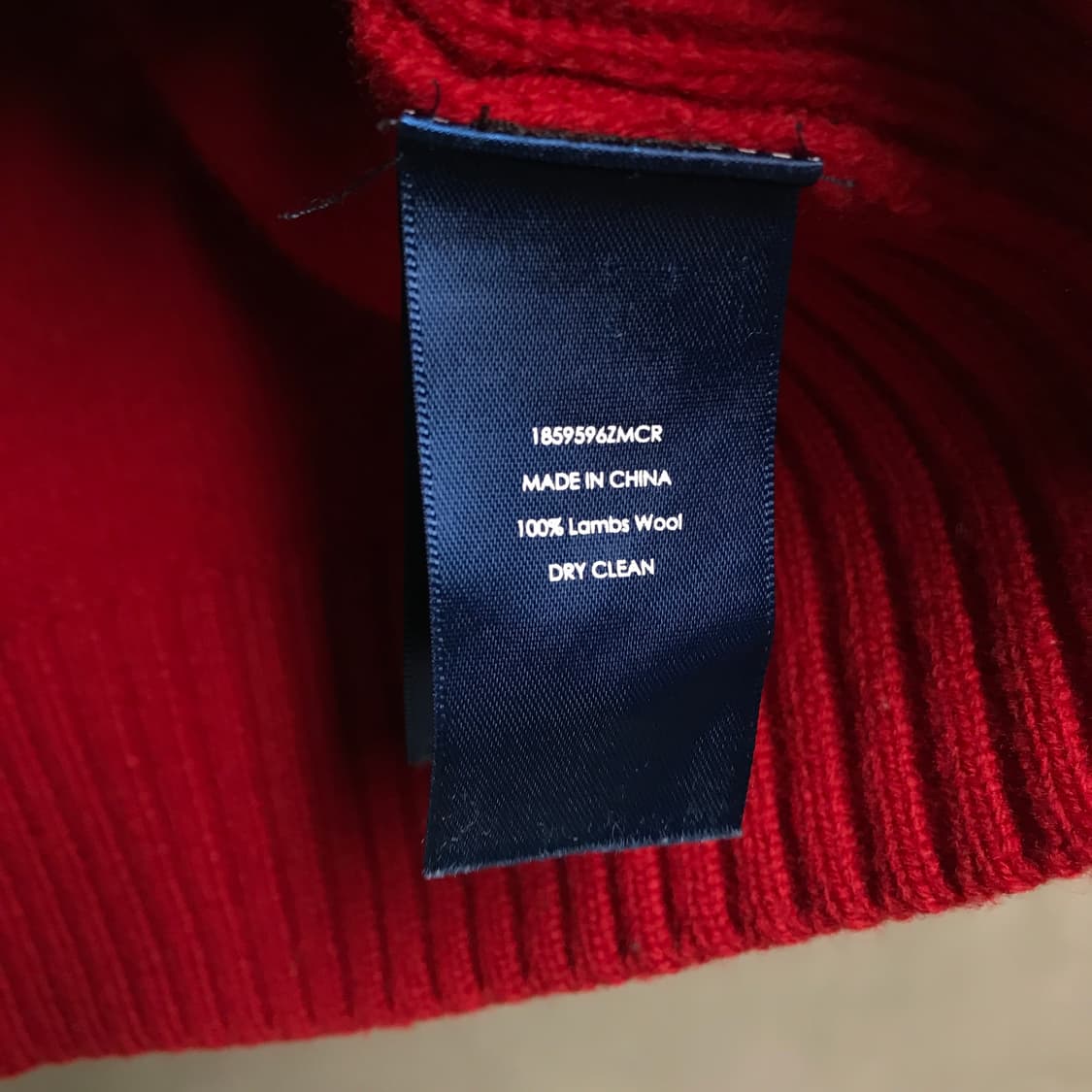 폴로 랄프로렌 니트 집업 레드 XS(W) 상품이미지7
