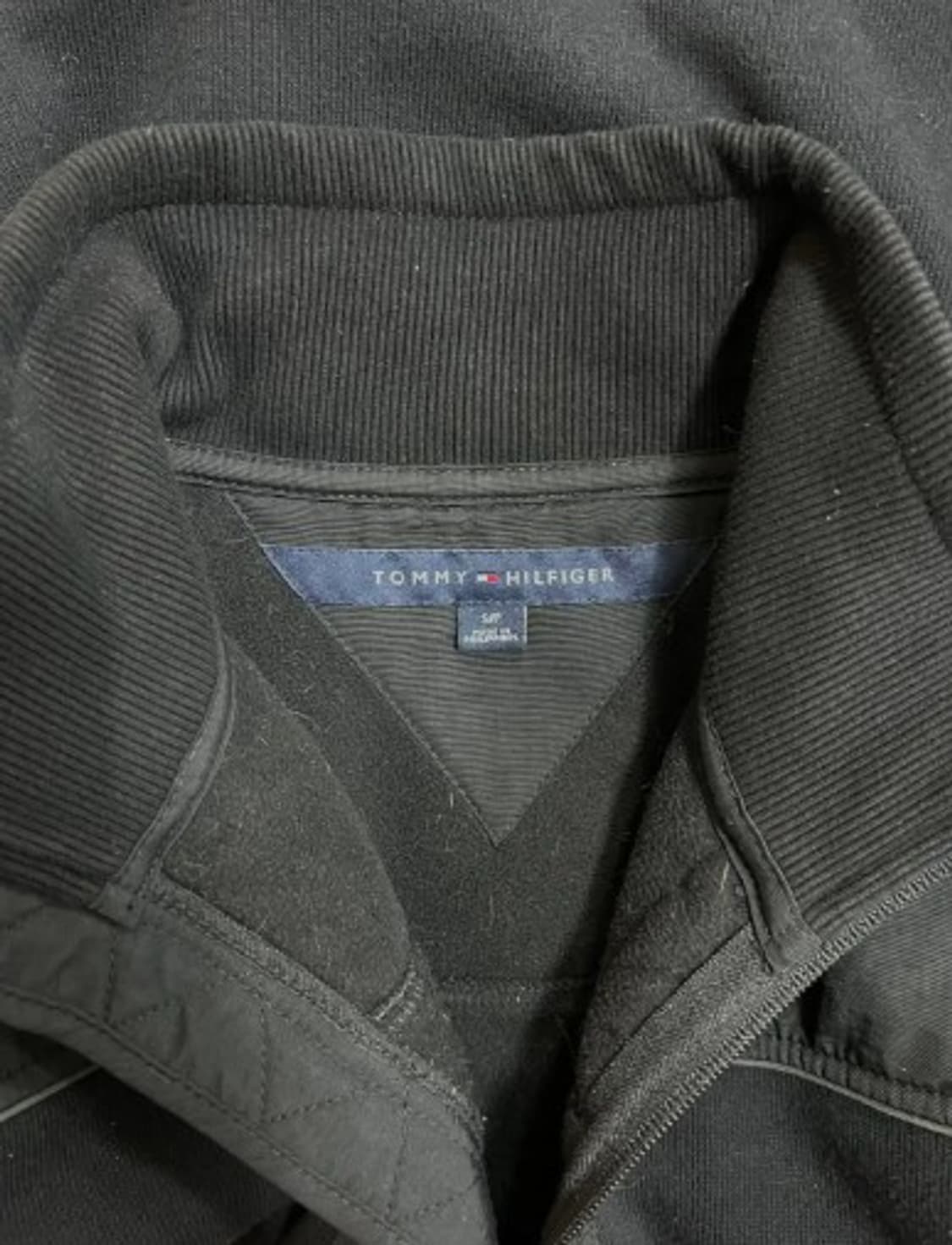 타미힐피거 남성 블랙 집업자켓 후리스점퍼 S 상품이미지4
