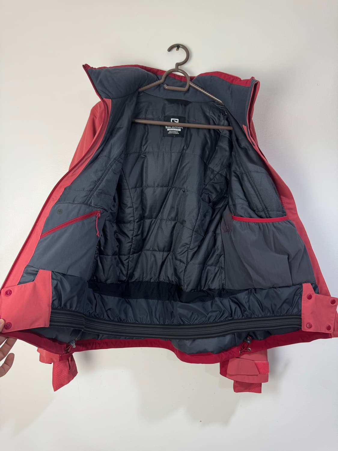 살로몬 여성용 아이스크리스탈 자켓 xs  상품이미지6