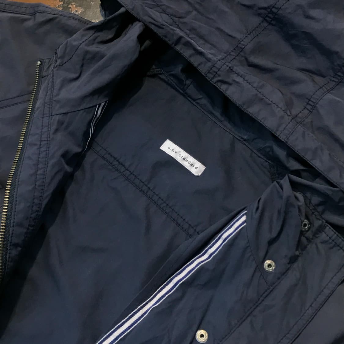 Japan VTG 일본 빈티지 네이비 후디 자켓 여성 66 남성 100  상품이미지6