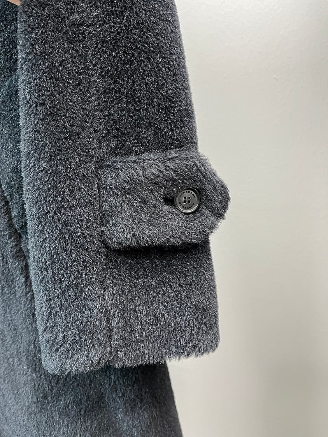 95-100) 버버리 알파카 테디베어 코트 상품이미지4