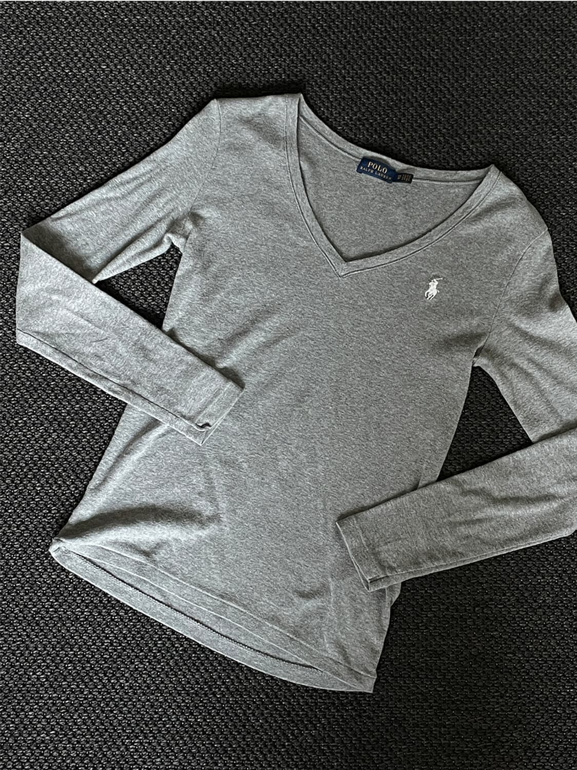 폴로 랄프로렌 피마코튼 브이넥 니트 상품이미지1