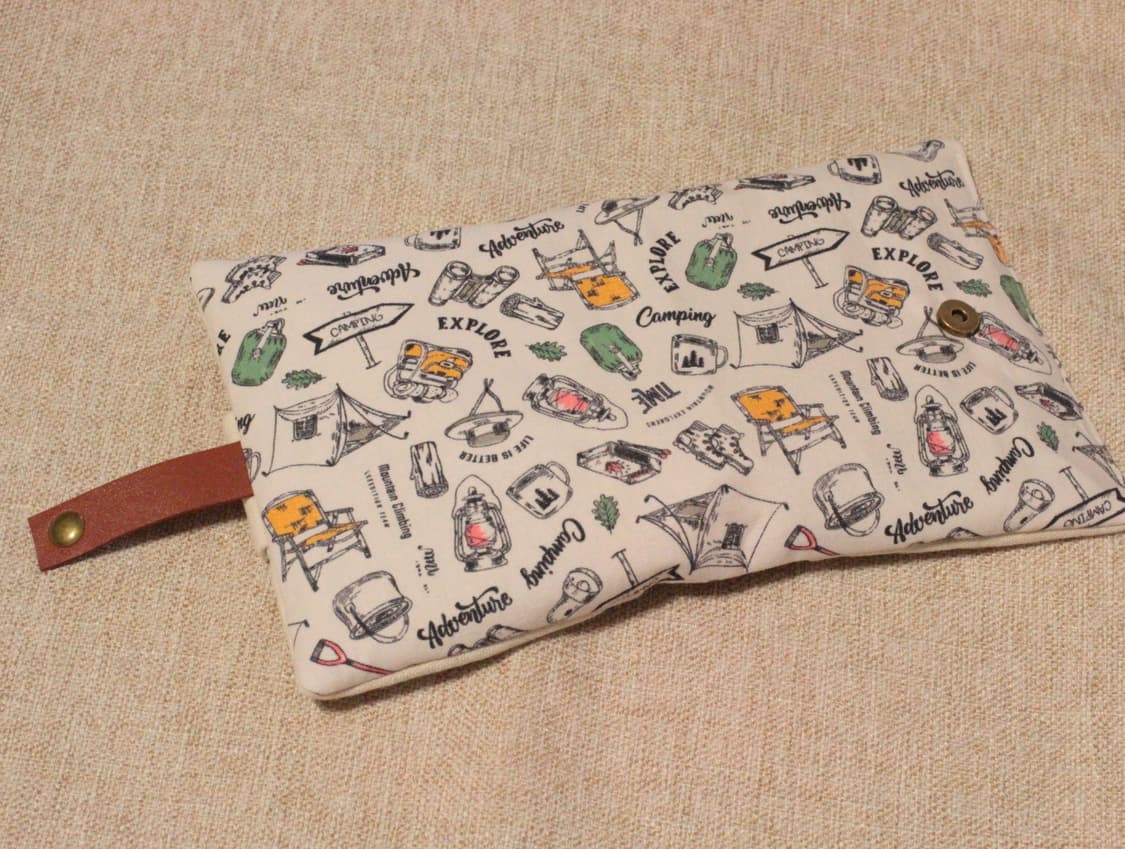 핸드메이드 밴딩 2포켓 파우치 상품이미지8