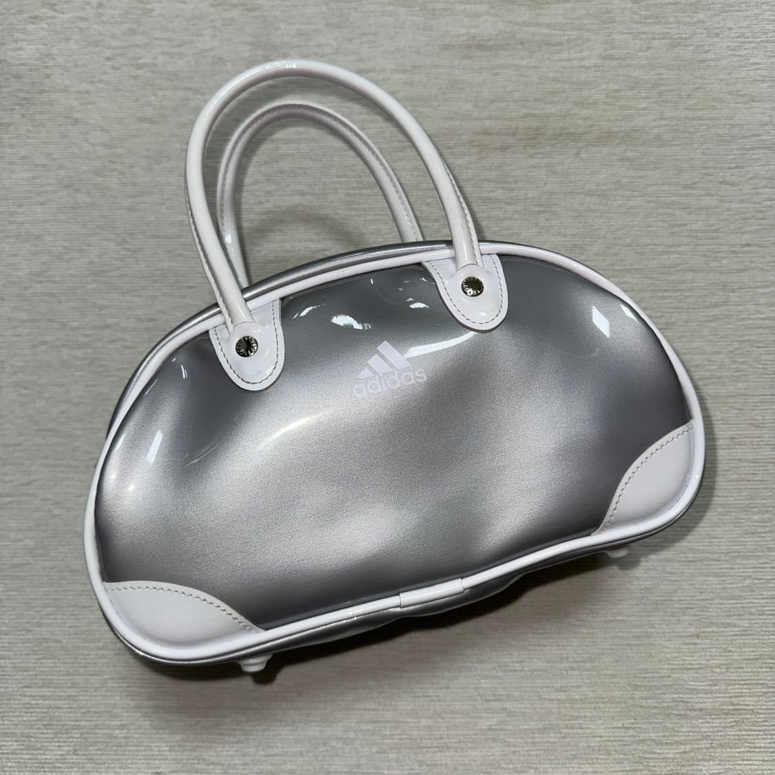 아디다스 일본 빈티지 볼링백 그레이 상품이미지1