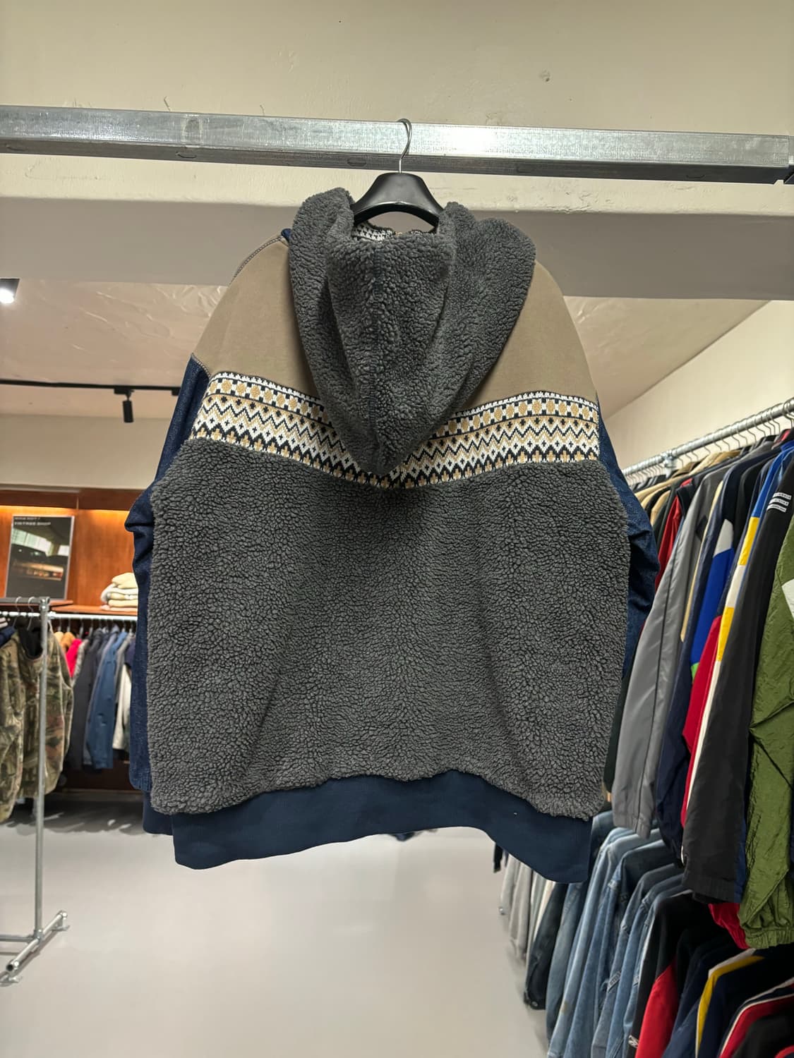 빈티지 쉐르파 데님 자켓 상품이미지4