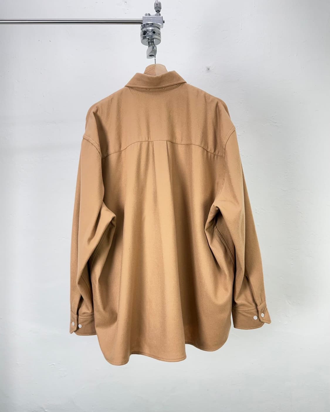 아워레가시 버로우드 카멜 오버 울 셔츠 상품이미지6