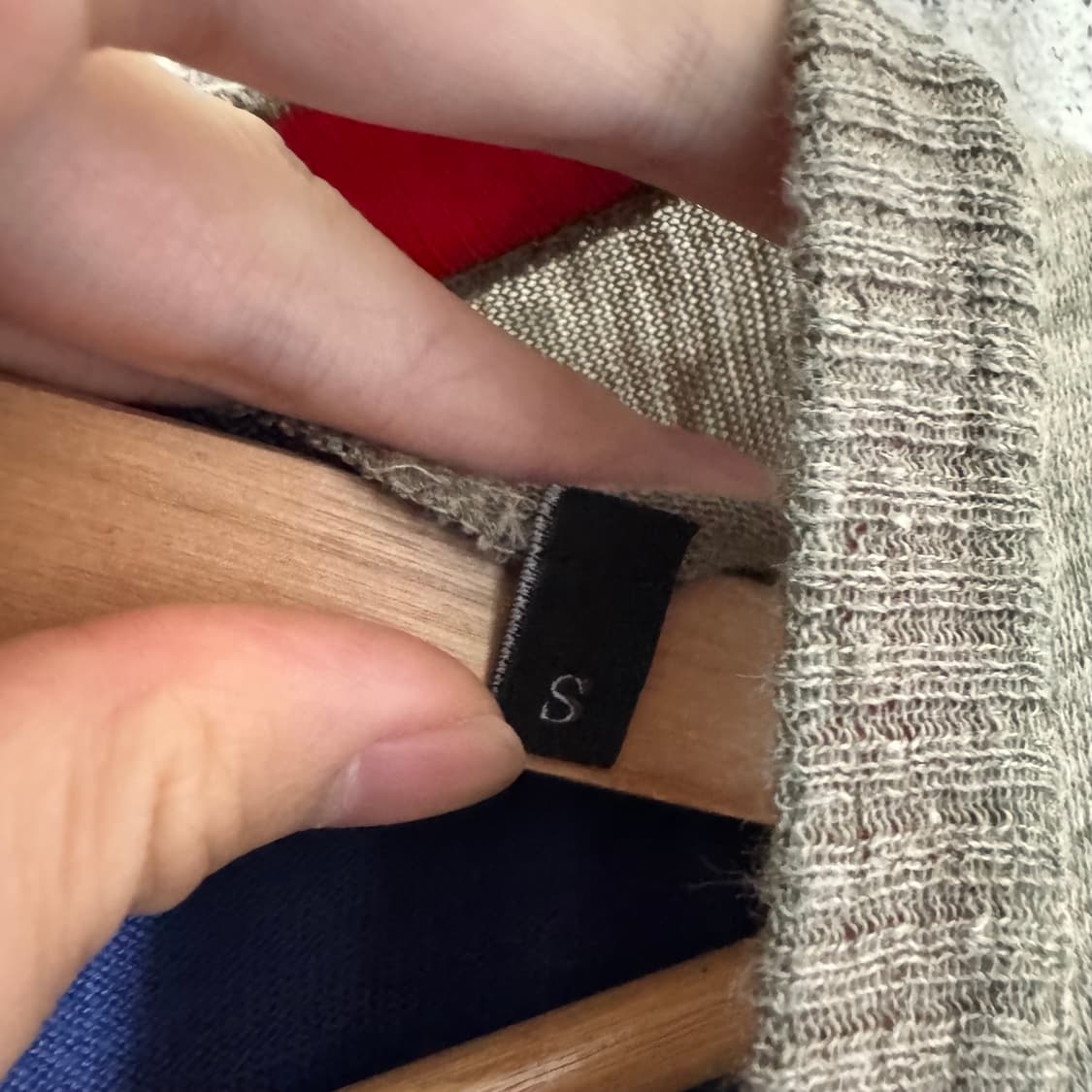 디젤 로고 블럭 얀 가디건 상품이미지9