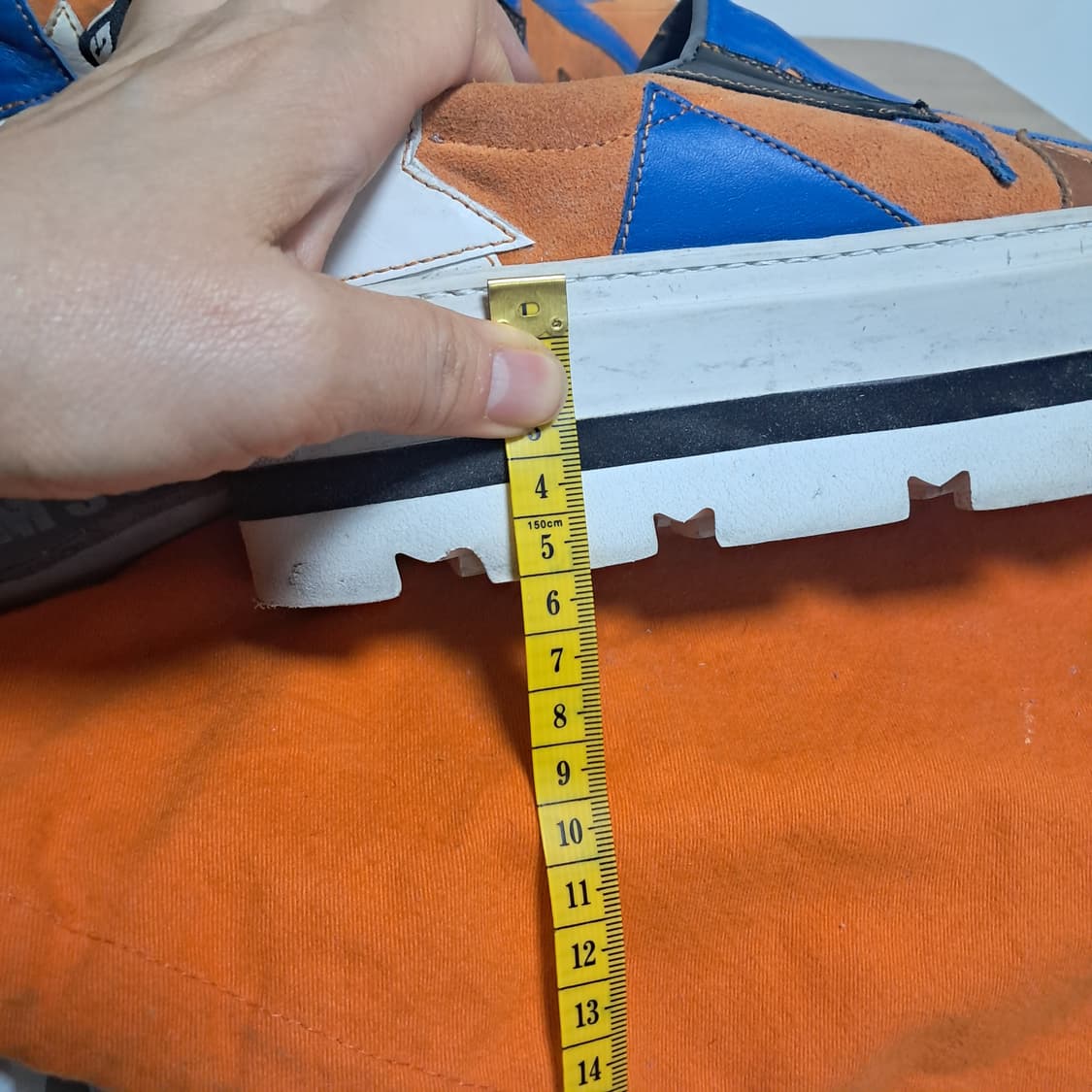 MSGM 오렌지 블루 스니커즈 35 상품이미지6