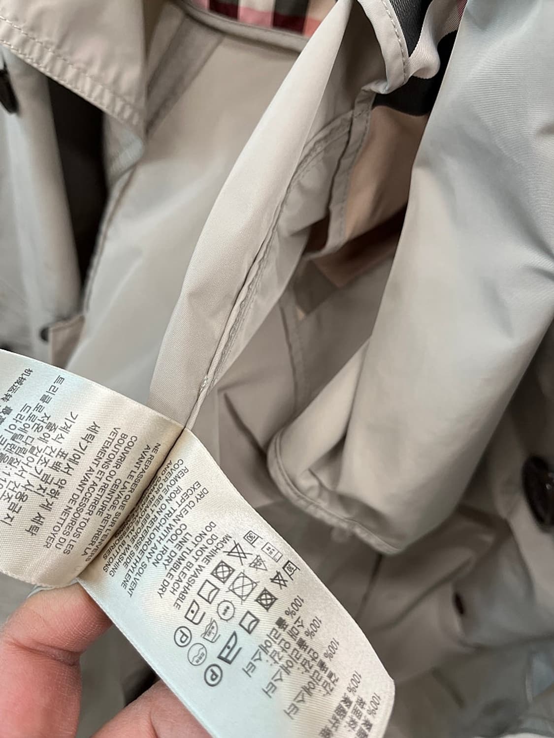 115) 버버리 브릿 폴리 봄코트  상품이미지8