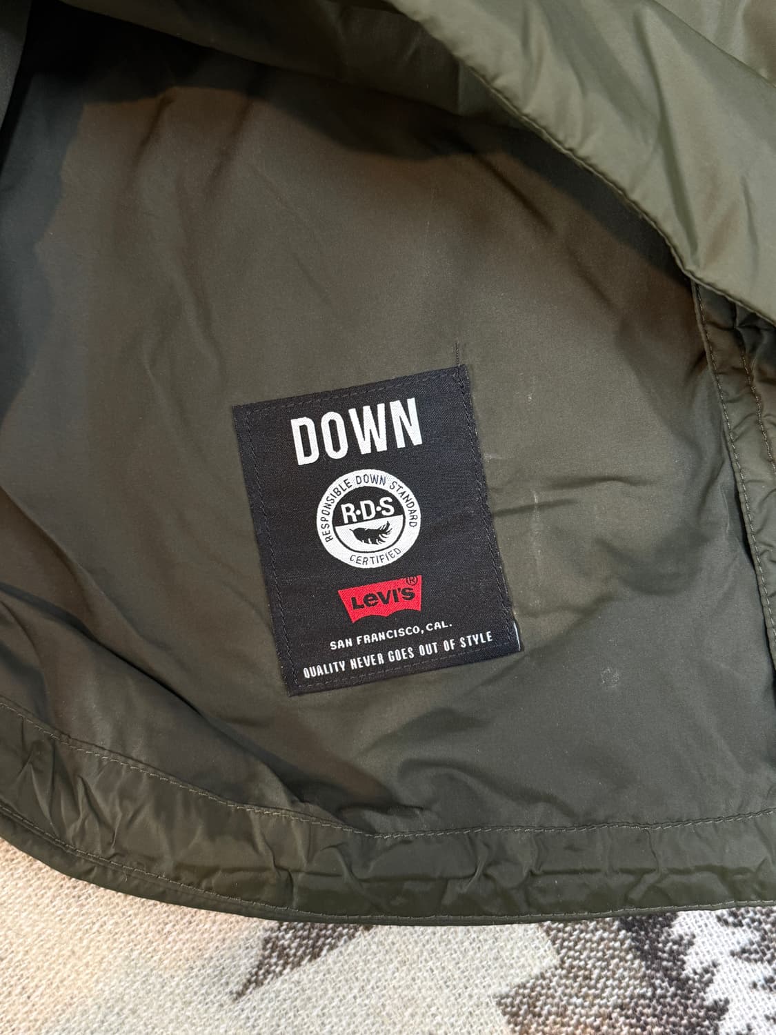 Levi‘s  더블포켓 덕다운 경량 패딩  상품이미지5