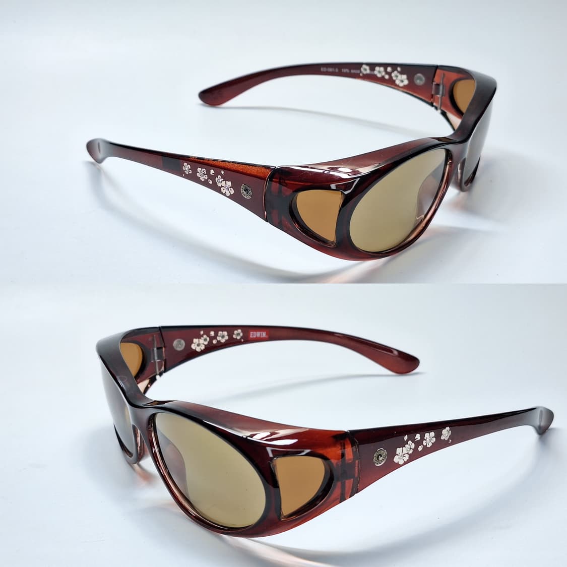 00s 일본 빈티지/대만제 꽃무늬템플 선글라스 EDWIN ED-081-3 상품이미지5