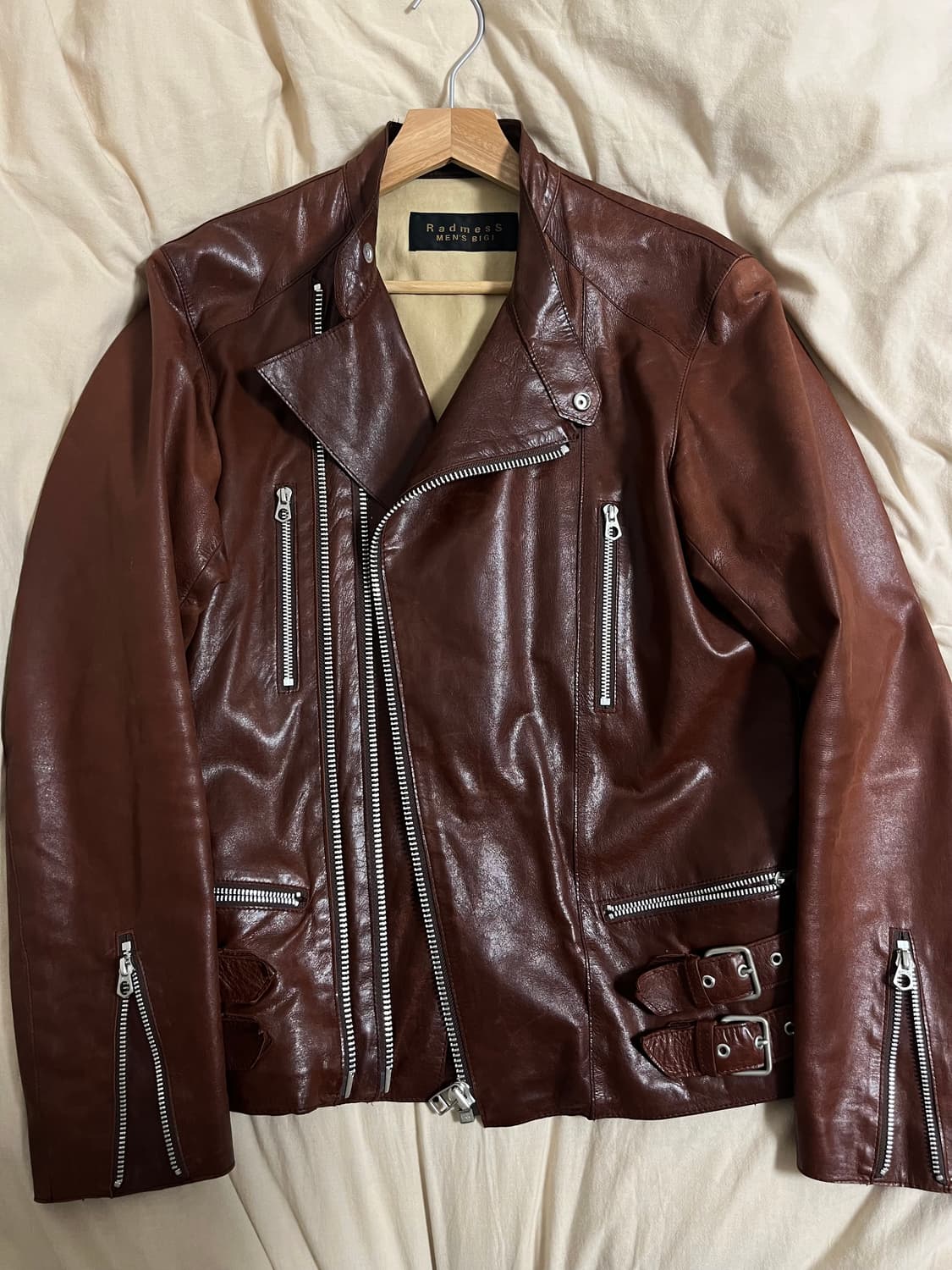 90s 타케오 키쿠치 레더 자켓 상품이미지2