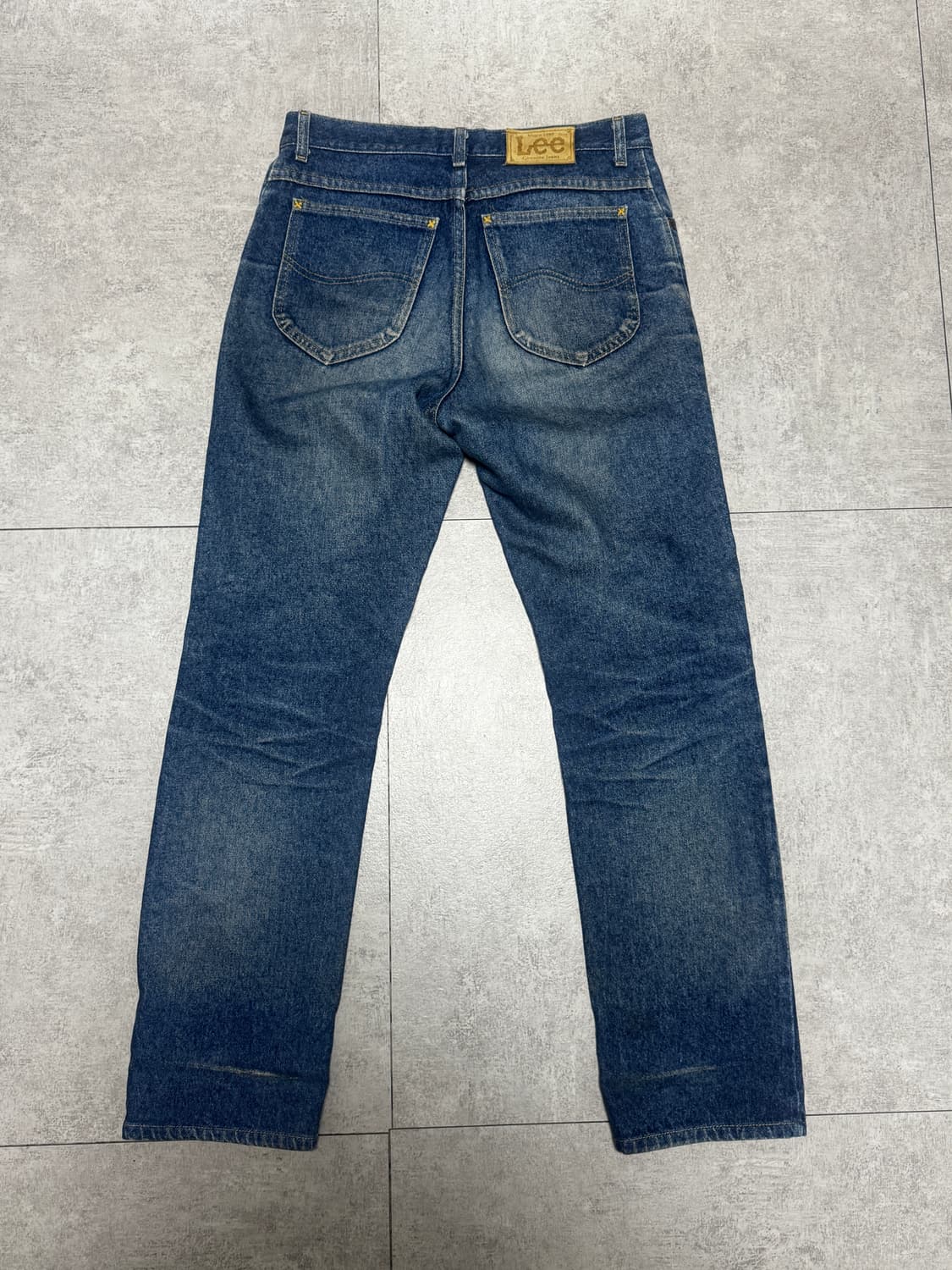 [31x34] 90s USA Lee 데님 워싱 팬츠 상품이미지2